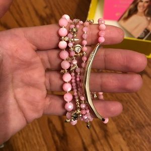 Kendra Scott Supak Gold Beaded Bracelet Set NWOT